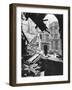 Damage to Houses of Parliament-Associated Newspapers-Framed Photo