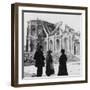 Damage to the Church of Notre Dame, Armentières, France, World War I, C1914-C1918-Nightingale & Co-Framed Giclee Print