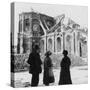Damage to the Church of Notre Dame, Armentières, France, World War I, C1914-C1918-Nightingale & Co-Stretched Canvas