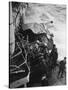 Damaged Anti-Aircraft Gun on the British Battleship HMS 'Malaya, Off the Coast of Portugal, 1937-null-Stretched Canvas