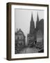 Damaged Cologne Cathedral-null-Framed Photographic Print