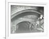 Damaged Interior of the Underground Reservoir, Beckton Sewage Works, London, 1938-null-Framed Photographic Print