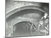 Damaged Interior of the Underground Reservoir, Beckton Sewage Works, London, 1938-null-Mounted Photographic Print