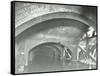 Damaged Interior of the Underground Reservoir, Beckton Sewage Works, London, 1938-null-Framed Stretched Canvas