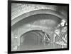 Damaged Interior of the Underground Reservoir, Beckton Sewage Works, London, 1938-null-Framed Photographic Print