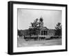 Damaged Town Hall During Boer War-null-Framed Premium Photographic Print