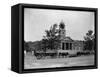 Damaged Town Hall During Boer War-null-Framed Stretched Canvas