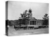 Damaged Town Hall During Boer War-null-Stretched Canvas