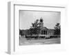 Damaged Town Hall During Boer War-null-Framed Photographic Print