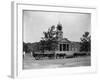 Damaged Town Hall During Boer War-null-Framed Photographic Print