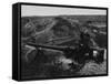 Damaged Turkish Artillery at Dardanelles, 1915-null-Framed Stretched Canvas