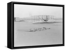 Damaged Wright Flyer, 1903-Science Source-Framed Stretched Canvas