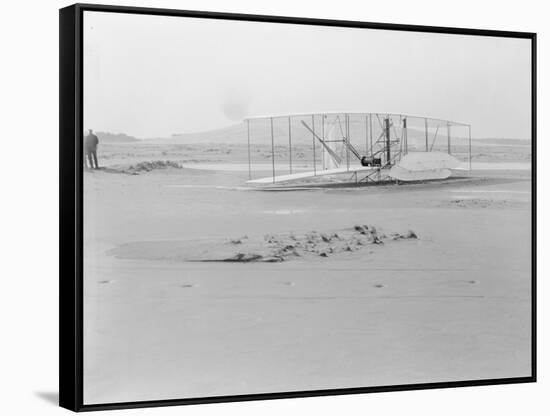 Damaged Wright Flyer, 1903-Science Source-Framed Stretched Canvas