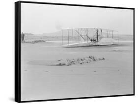 Damaged Wright Flyer, 1903-Science Source-Framed Stretched Canvas