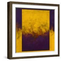 Damascene Moment: Blue and Gold, 2010-Mathew Clum-Framed Giclee Print