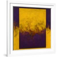 Damascene Moment: Blue and Gold, 2010-Mathew Clum-Framed Giclee Print