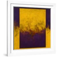 Damascene Moment: Blue and Gold, 2010-Mathew Clum-Framed Giclee Print