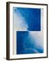 Damascene Moment: Blue and White, 2010-Mathew Clum-Framed Giclee Print