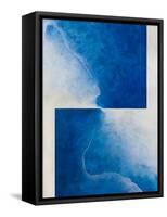 Damascene Moment: Blue and White, 2010-Mathew Clum-Framed Stretched Canvas