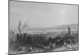 Damascus, from Above Salahyeh-William Henry Bartlett-Mounted Giclee Print