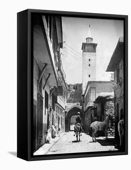 Damascus Street 1933-null-Framed Stretched Canvas