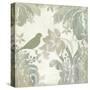 Damask Bird I-Asia Jensen-Stretched Canvas