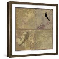 Damask Birds-Andrew Michaels-Framed Art Print