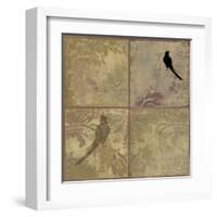 Damask Birds-Andrew Michaels-Framed Art Print