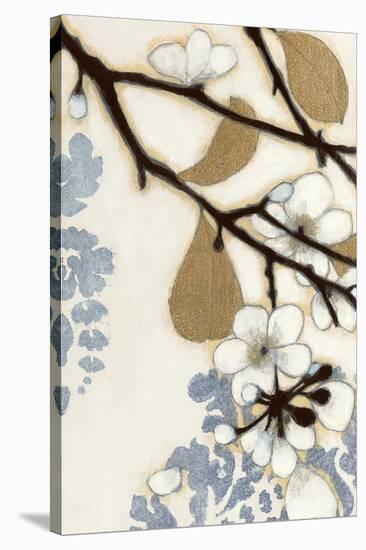 Damask Cherry Blossoms 1-Norman Wyatt Jr.-Stretched Canvas