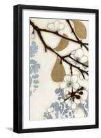 Damask Cherry Blossoms 1-Norman Wyatt Jr.-Framed Art Print