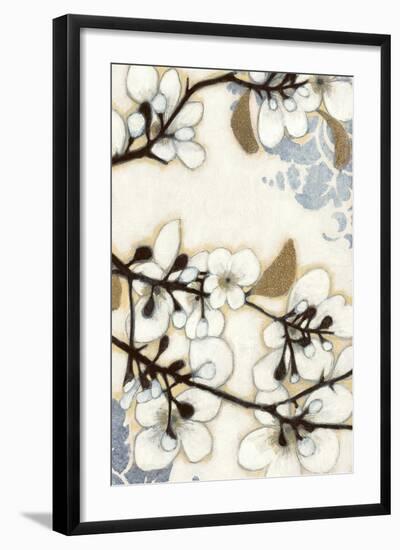 Damask Cherry Blossoms 2-Norman Wyatt Jr.-Framed Art Print