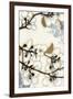 Damask Cherry Blossoms 2-Norman Wyatt Jr.-Framed Art Print