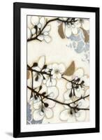 Damask Cherry Blossoms 2-Norman Wyatt Jr.-Framed Art Print