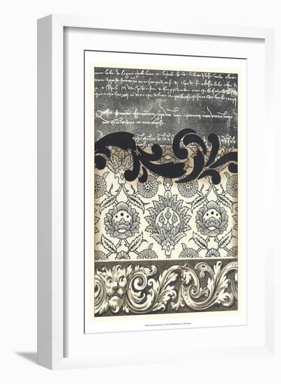 Damask Composition IV-Ethan Harper-Framed Art Print