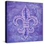 Damask Fleur-Tina Lavoie-Stretched Canvas