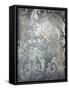 Damask in Silver II-Ellie Roberts-Framed Stretched Canvas