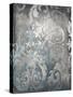 Damask in Silver II-Ellie Roberts-Stretched Canvas