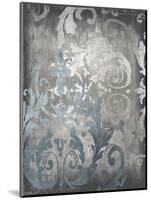 Damask in Silver II-Ellie Roberts-Mounted Art Print