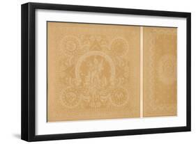 'Damask Linen by Mr C. Faber, Stuttgart and Messrs. Burre Bros. Dumferline', 1863-Robert Dudley-Framed Giclee Print