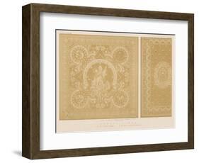 Damask Linen-null-Framed Giclee Print