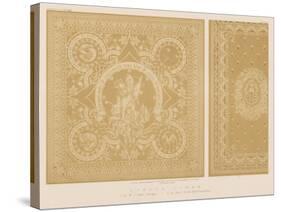Damask Linen-null-Stretched Canvas
