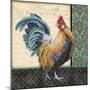 Damask Rooster-A-Jean Plout-Mounted Giclee Print