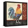 Damask Rooster-D-Jean Plout-Framed Stretched Canvas