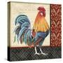 Damask Rooster-D-Jean Plout-Stretched Canvas