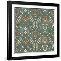 Damask Rooster-F-Jean Plout-Framed Giclee Print