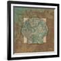 Damask Shell 1-Diane Stimson-Framed Art Print