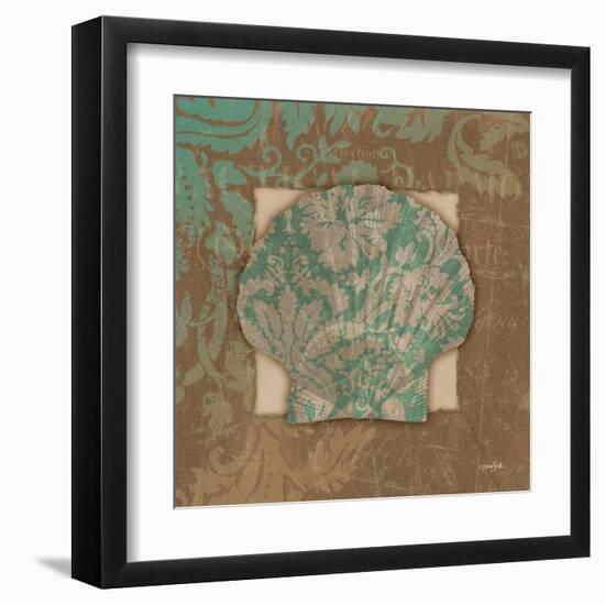 Damask Shell 1-Diane Stimson-Framed Art Print