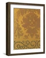 Damask with Nail Heads I-Norman Wyatt Jr.-Framed Art Print