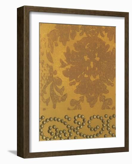 Damask with Nail Heads I-Norman Wyatt Jr.-Framed Art Print