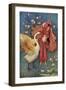 Damayanti and the Swan-Warwick Goble-Framed Giclee Print